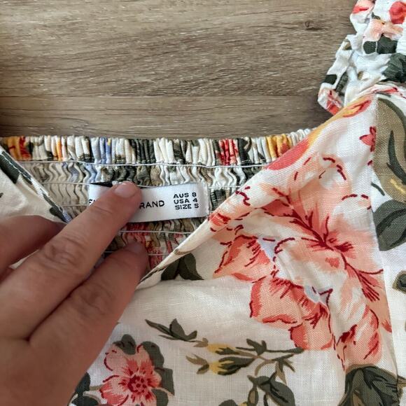 Faithfull The Brand Floral Top Pietra Top Teatro Floral Print - Picture 4 of 5